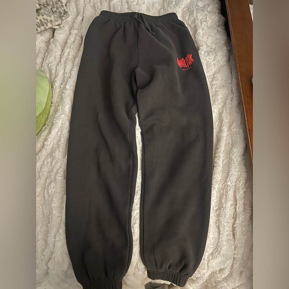 White fox sweatpants